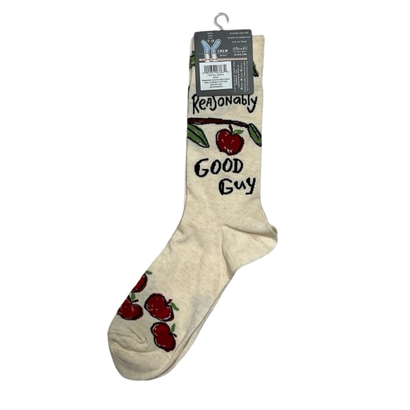 Blue Q Funny Men's Reasonably Good Guy Socks NWT - Picture 4 of 6